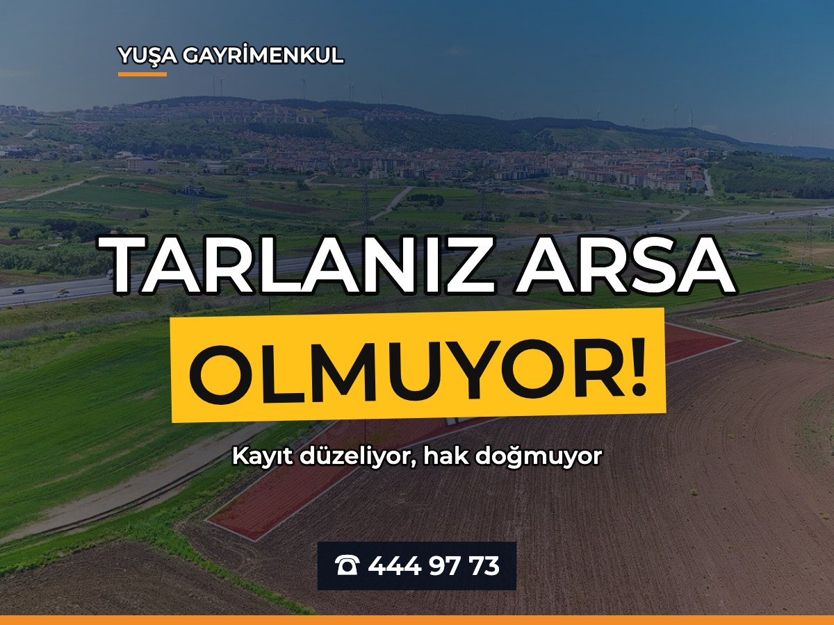 Tarlanız Arsa mı Oluyor? TKGM 2023/5 Genelgesindeki Cins Değişikliği