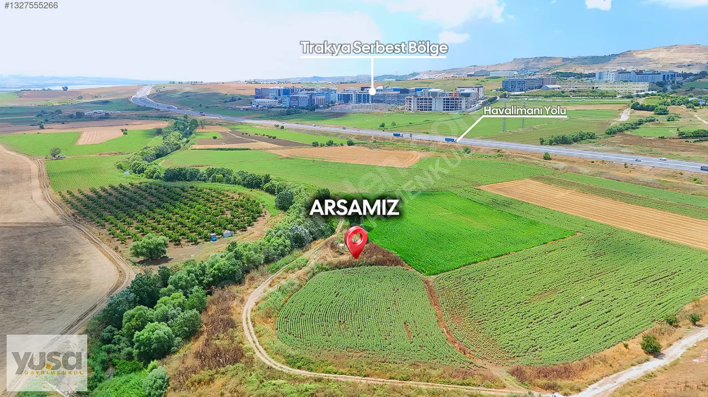 Yuşa'dan Çatalca Ferhatpaşa'da 1072m2 Parsel
