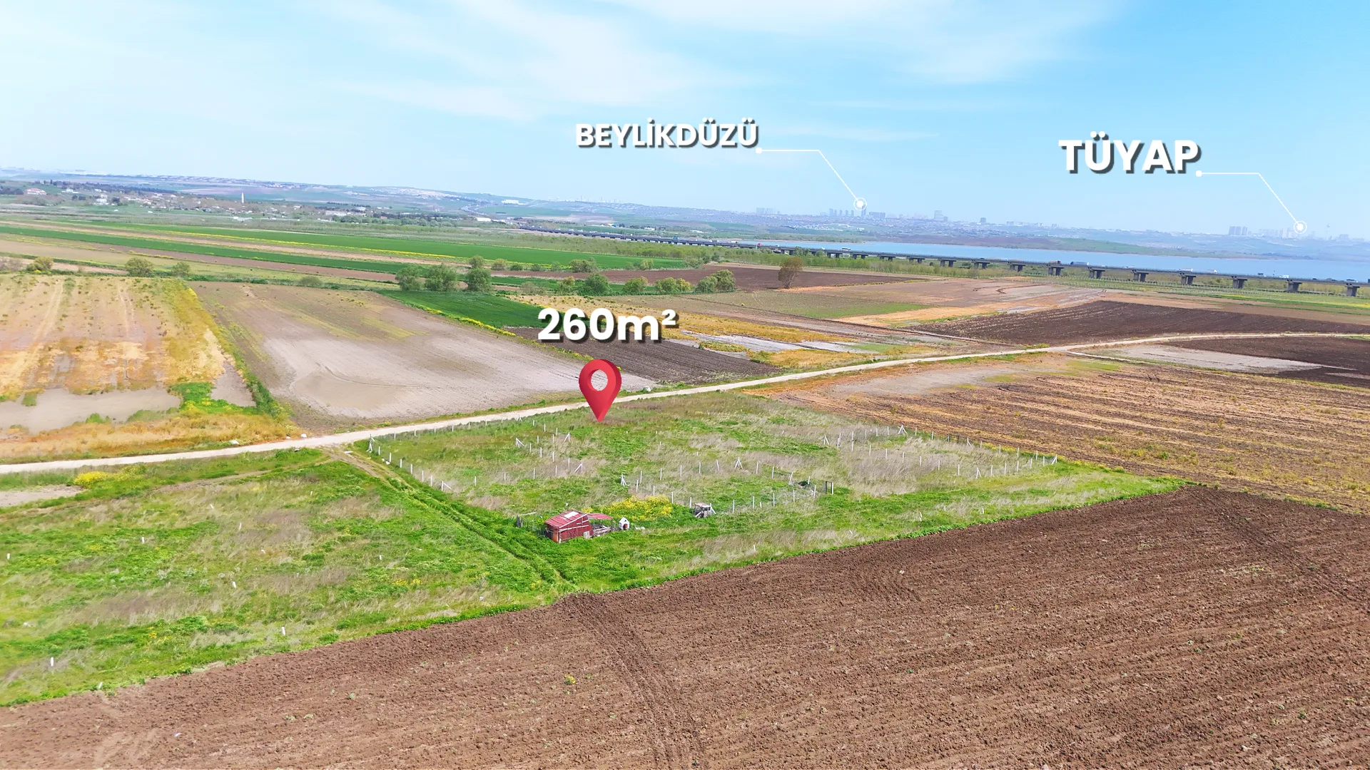 Çatalca Ferhatpaşa'da 260m2 İmarlı Arsa