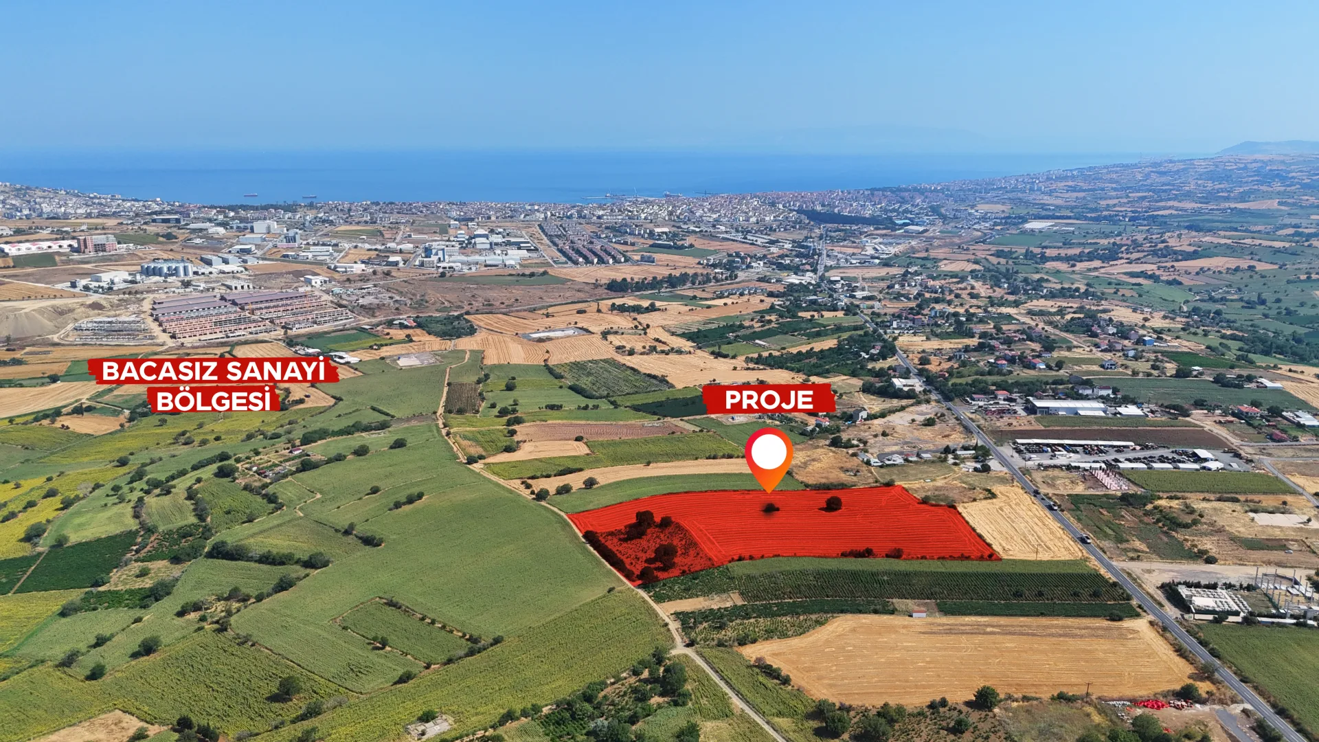 Tekirdağ Merkez'de 400m² İmarlı Arsa,Araç Takasına Uygun