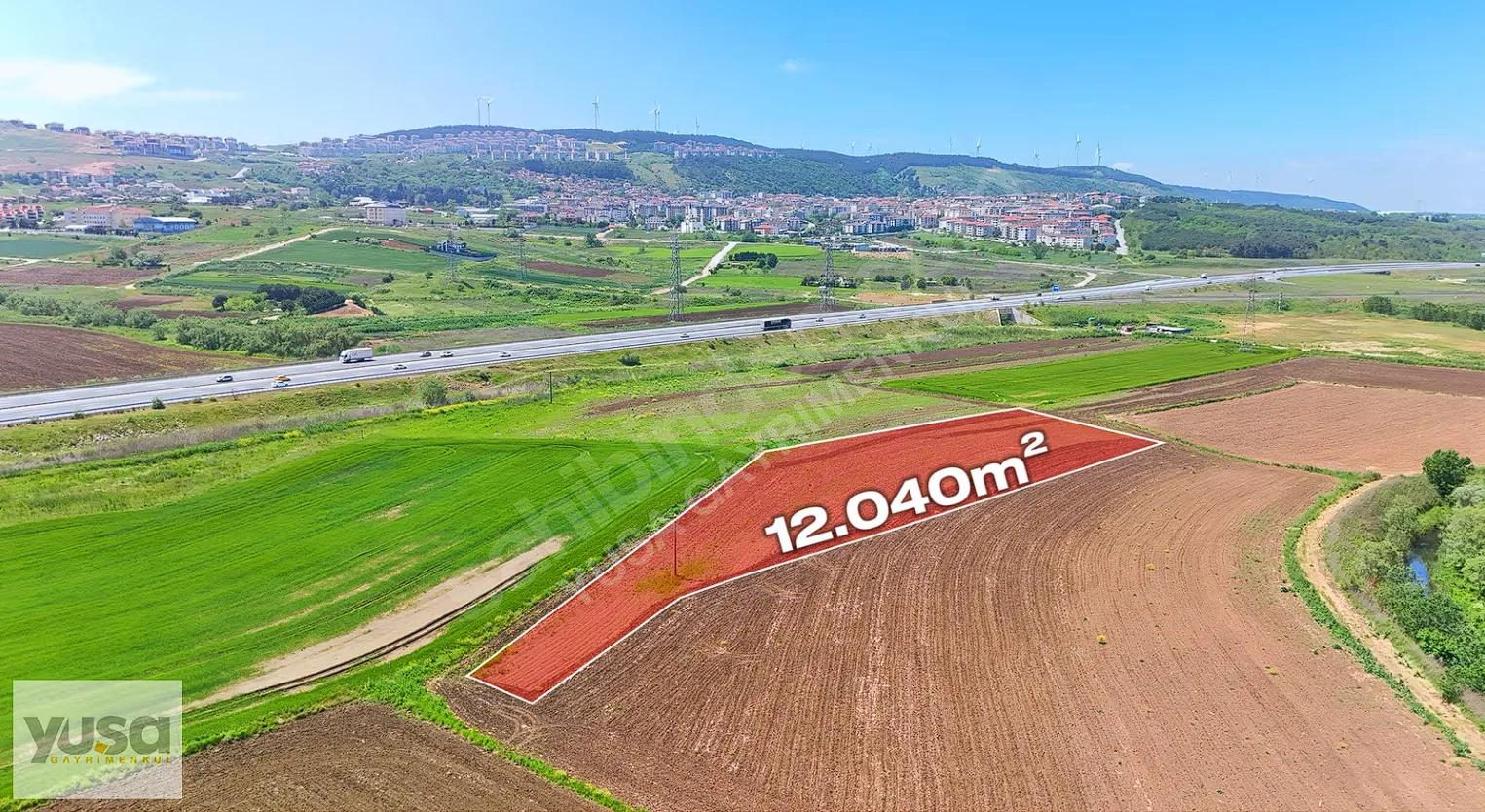 Çatalca Ferhatpaşa'da 12 Dönüm Tek Tapu Sanayi Karşısında Tarla