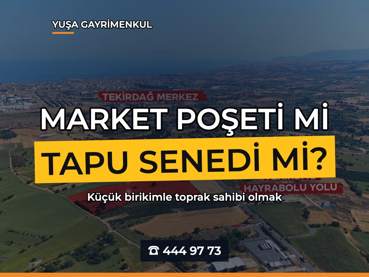 Market Poşeti mi, Tapu Senedi mi? Geleceğin Yatırım Formülü