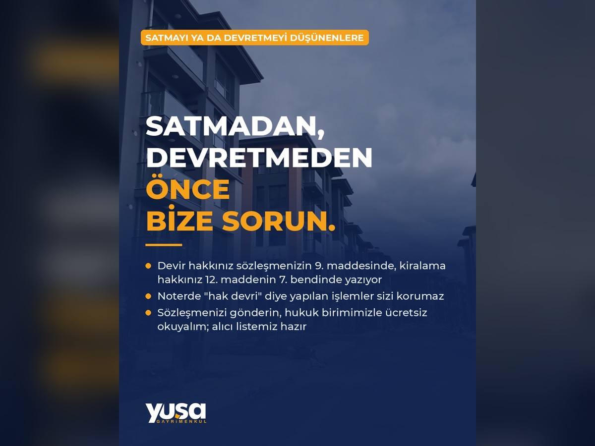 TOKİ Hak Devri Nasıl Yapılır? Noterde Yapılan Devir Sizi Korumaz