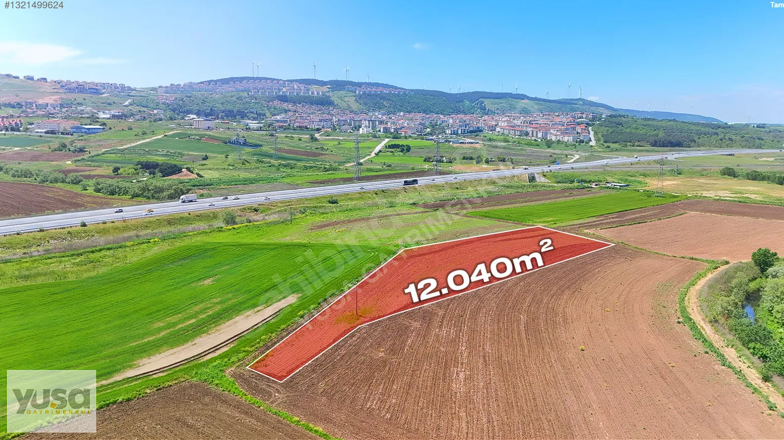 Çatalca Ferhatpaşa'da 12 Dönüm Tek Tapu Sanayi Karşısında Tarla