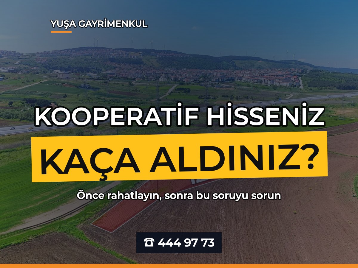 Kooperatif Hisseniz mi Var? Önce Rahatlayın, Sonra Bu Soruyu Sorun