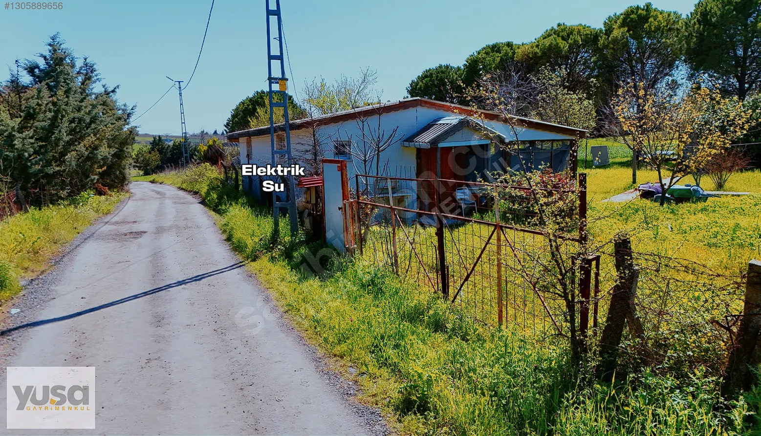 Yuşa'dan 943m2 Müstakil Tapulu Arsa içinde Kayıtlı Tek Katlı Ev