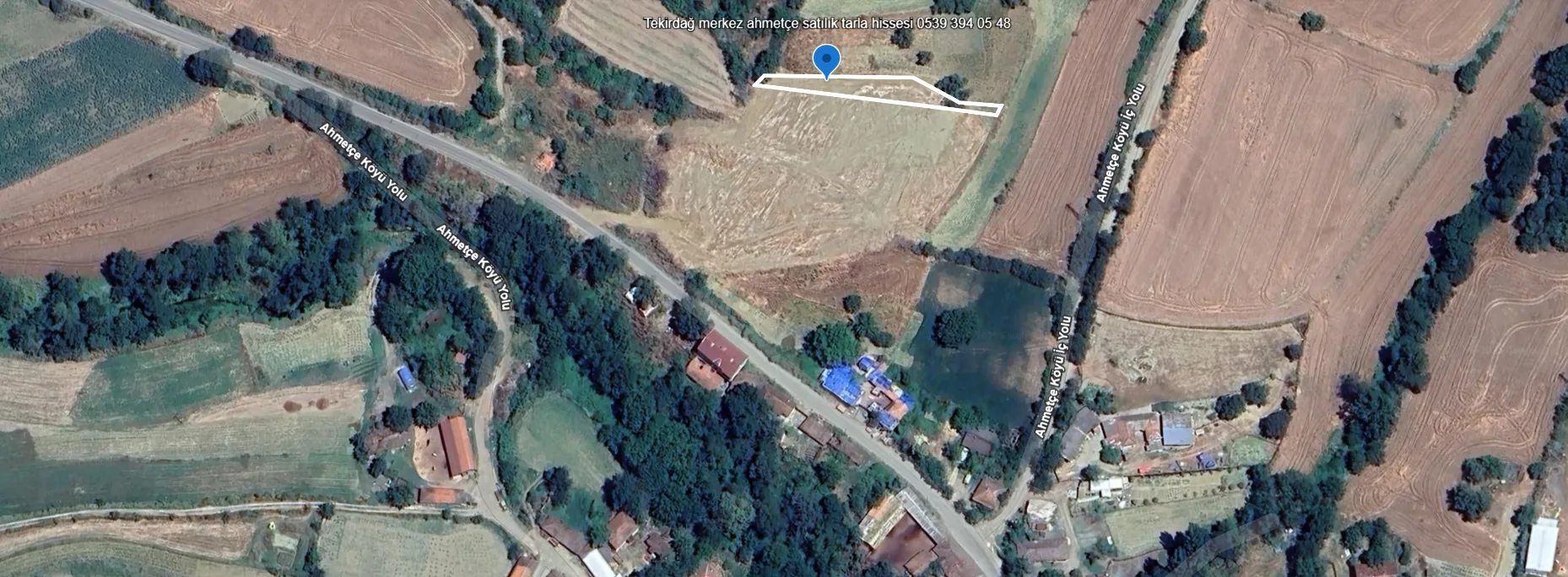 Tekirdağ Ahmetçe'de 120 m2 İmarlı Arsa