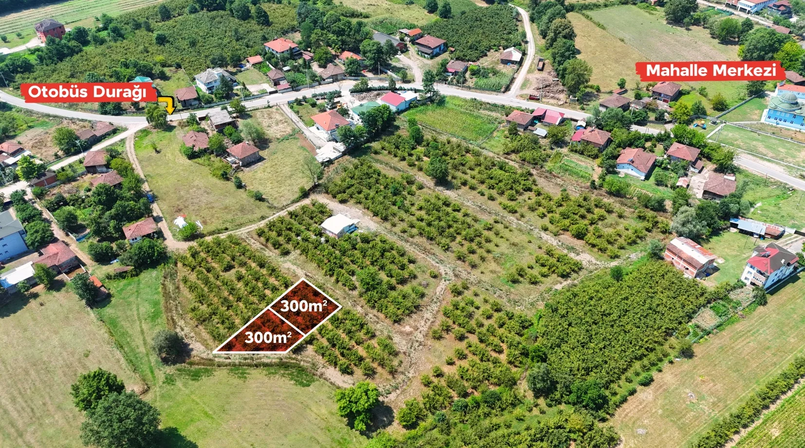 Sakarya Hendek Aşağıçalıca Köyü’nde 300 m² Arsa Tapulu Parsel – Yatırıma ve Kullanıma Hazır