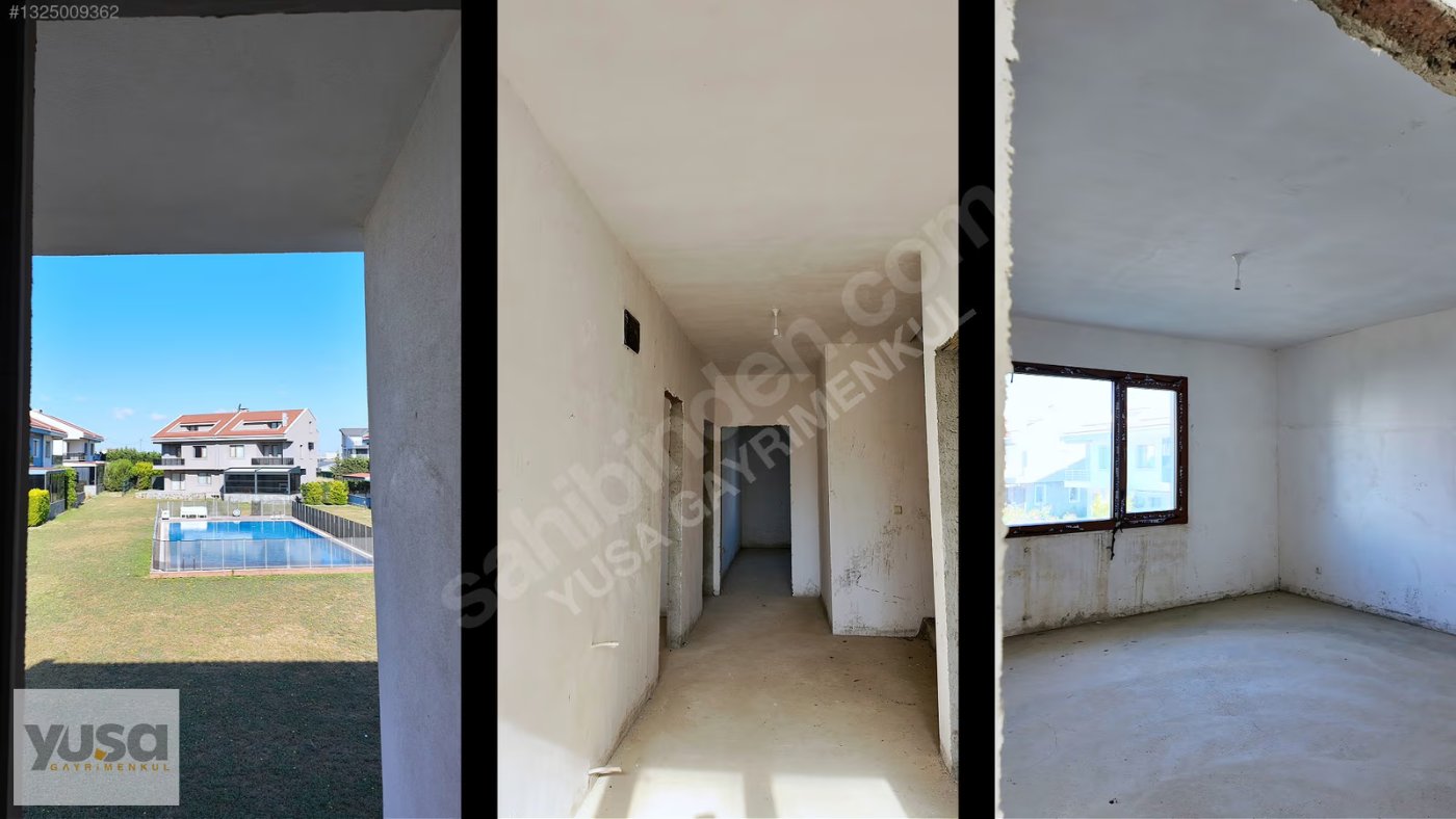 Silivri Sancaktepe'de Havuzlu Sitede Deniz Manzaralı Villa