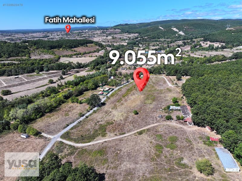 Çatalca Fatih 9 Dönüm Ormana Bitişik Yola 170 m Cepheli Tarla